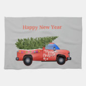 Kersttruck Theedoek (Horizontaal)