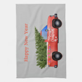 Kersttruck Theedoek (Verticaal)