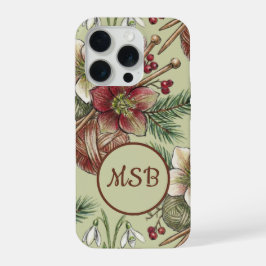 Kersttrui breien iPhone 15 pro case