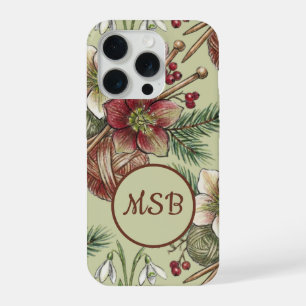 Kersttrui breien iPhone 15 pro case