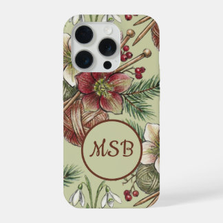 Kersttrui breien iPhone 15 pro case