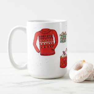 Kersttrui, Gift, & Hete Cacao Koffiemok