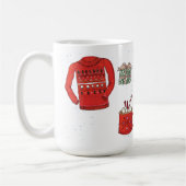 Kersttrui, Gift, & Hete Cacao Koffiemok (Links)