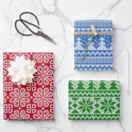 Kersttrui Inpakpapier Set Vel