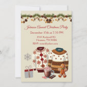 Kersttrui jaarlijkse feestuitnodiging kaart (Voorkant)