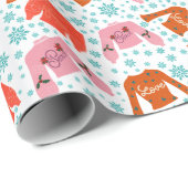 Kersttrui Joy Wrapping Paper Cadeaupapier (Rol Hoek)