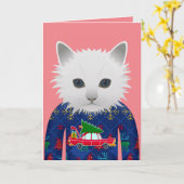 KERSTTRUI KATTEN KAARTEN (Gele Bloem)