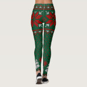 Kersttrui Leggings (Achterkant)