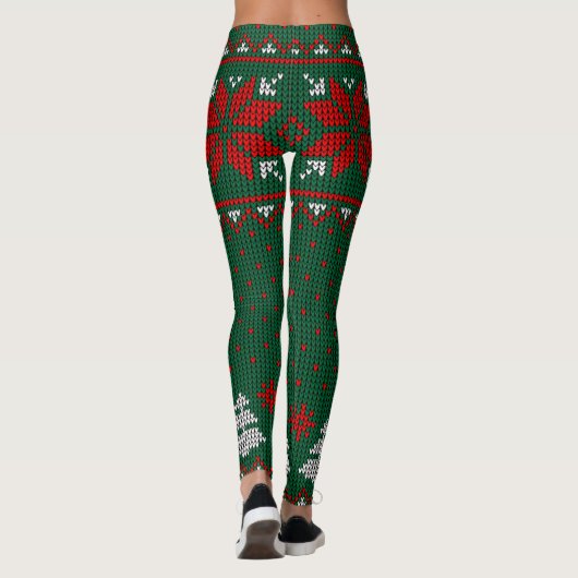 Kersttrui Leggings (Achterkant)