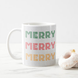 Kersttrui Merry & Bright Koffiemok