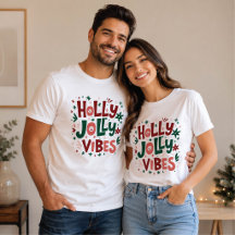 Kersttrui met Holly Jolly Vibes