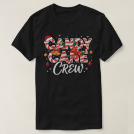Kersttrui met Kandijlstok Crew - Feestelijke Rood T-shirt