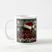 Kersttrui met kerstmannenhoed koffiemok (Links)