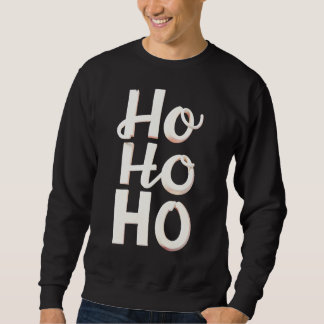 Kersttrui met opvallende HO HO HO tekst Trui