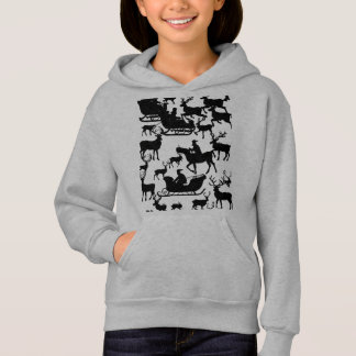 Kersttrui met Sinterklaas en herten voor jonge mei