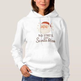 Kersttrui met Sinterklaas Zegen – Geen Stress Kers Hoodie