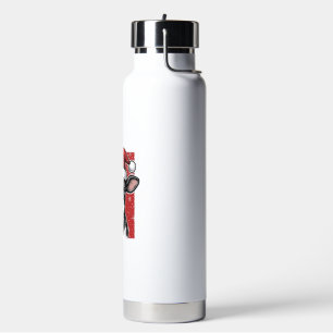 Kersttrui met vintage koe en kerstmuts (2)_ waterfles