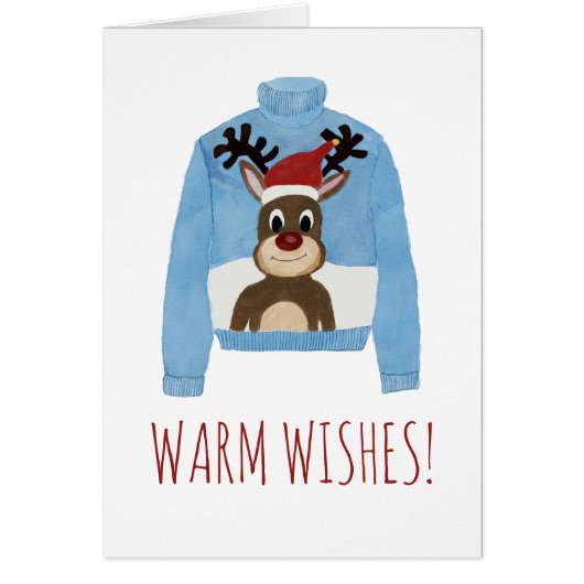 Kersttrui met warme wensen  (Voorkant)