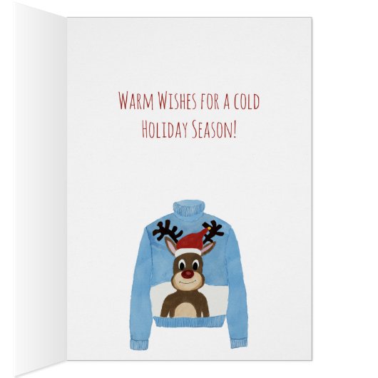 Kersttrui met warme wensen  (Binnen (Rechts))