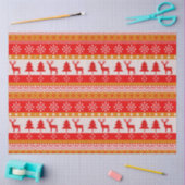 Kersttrui Pine Trees Snowflakes Kerstmis Tissuepapier (Craft)