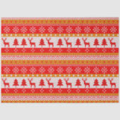 Kersttrui Pine Trees Snowflakes Kerstmis Tissuepapier (Voorkant)