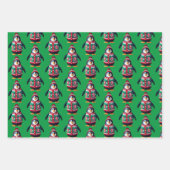 Kersttrui Pinguïn Inpakpapier Vel (Voorkant 3)
