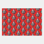 Kersttrui Pinguïn Inpakpapier Vel (Voorkant)