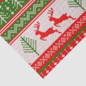 Kersttrui rendier dennenbomen Kerstmis Tissuepapier (Detail)
