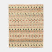 Kersttrui rendier patroon fleece deken (Voorkant)