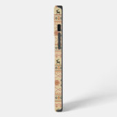 Kersttrui Rendier Patroon iPhone Hoesje (Linkerkant)
