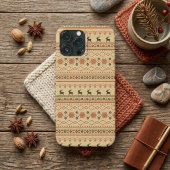 Kersttrui Rendier Patroon iPhone Hoesje
