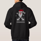 kersttrui Santa claus Hoodie (Achterkant)