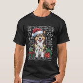 Kersttrui Stijl Lelijke Santa Tamaskan Hond Kerstm T-shirt (Voorkant)