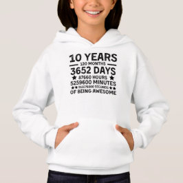 Kersttrui voor 10e verjaardag . Kerstmis T-shirt
