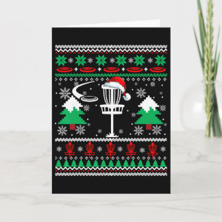 Kersttrui voor discgolfen Sinterklaas Disc Golf Sp Kaart