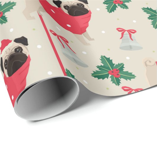 kersttuggen cadeaupapier (Rol Hoek)