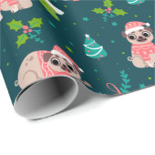 kersttuggen cadeaupapier (Rol Hoek)