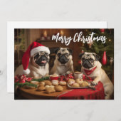 kersttuggen feestdagenkaart (Voorkant / Achterkant)