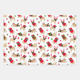 kersttuggen inpakpapier vel