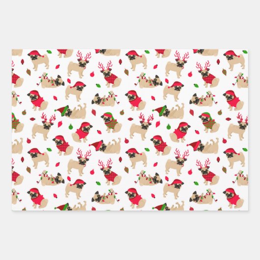 kersttuggen inpakpapier vel (Voorkant)