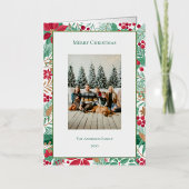 kersttuin | folie feestdagenkaart (Voorkant)