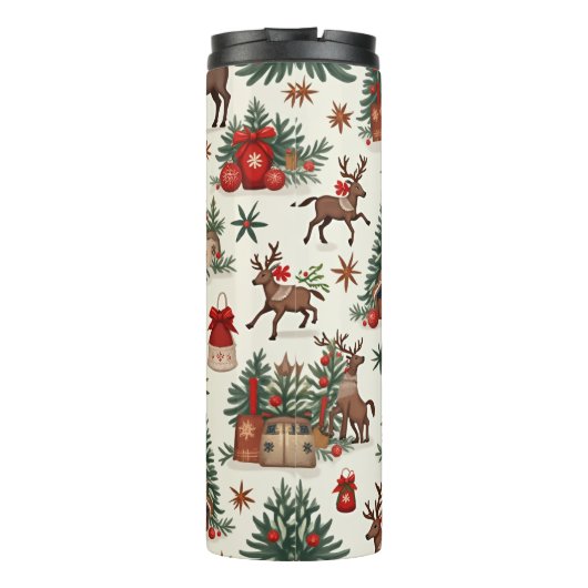 Kersttumbler Thermosbeker (Achterkant)