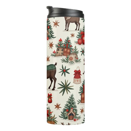 Kersttumbler Thermosbeker (Geroteerd rechts)