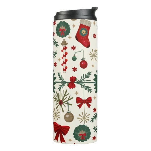 Kersttumbler Thermosbeker (Gedraaid links)