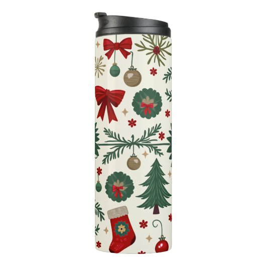 Kersttumbler Thermosbeker (Geroteerd rechts)