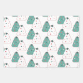 kersttwisten en stripes inpakpapier vel (Voorkant 2)