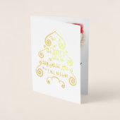 Kersttypografie in boomvorm, ZSSPG Folie Kaarten (Voorkant)