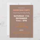 kersttypografie kaart (Achterkant)