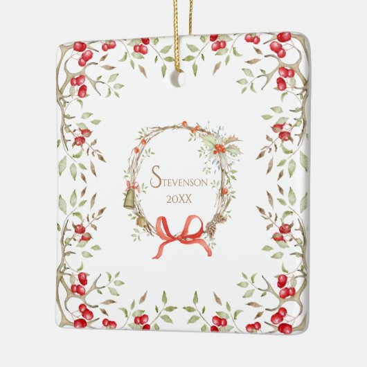  kersttypografie keramisch ornament (Links)