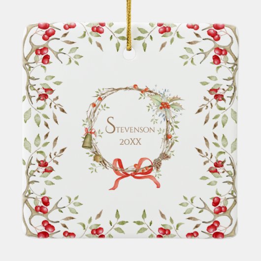  kersttypografie keramisch ornament (Achterkant)